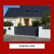 Portail Kostum Aluminium Classique Plein