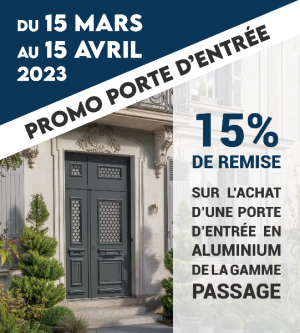 Promotion Euradif: -15% sur les portes d'entrée de la gamme Passage !