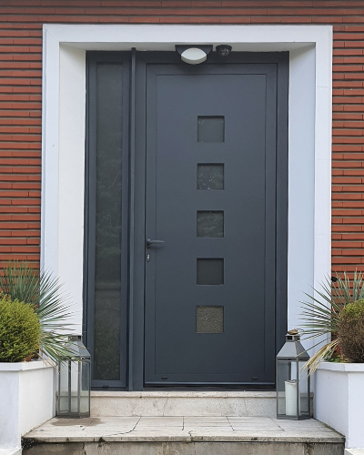 Porte d'entrée AMTB sur-mesure hauteur 2m50