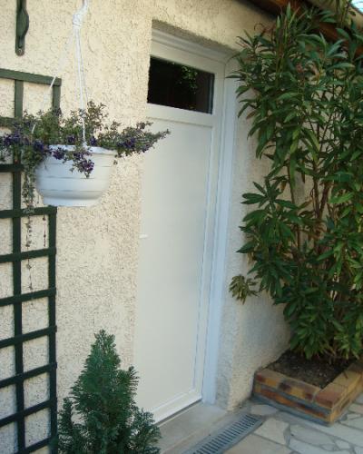 Porte Panneau PVC Blanc