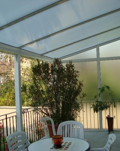 Pergola Aluminium Blanche