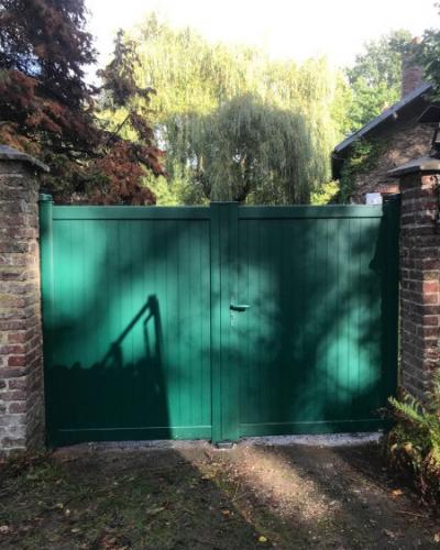 Portail Aluminium Cadiou Vert Portail Aluminium Cadiou Vert