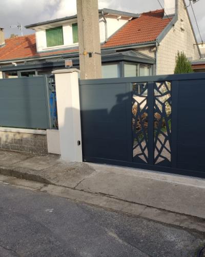 Portail, portillon et clotûre Aluminium Décor decoupe Laser Portail, portillon et clotûre Aluminium Décor decoupe Laser