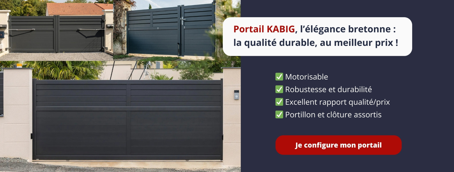 Portails et Clôtures Kostum à Draveil par AMTB Miroiterie