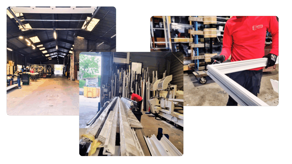 AMTB Miroiterie, Atelier de fabrication de menuiseries aluminium à Draveil