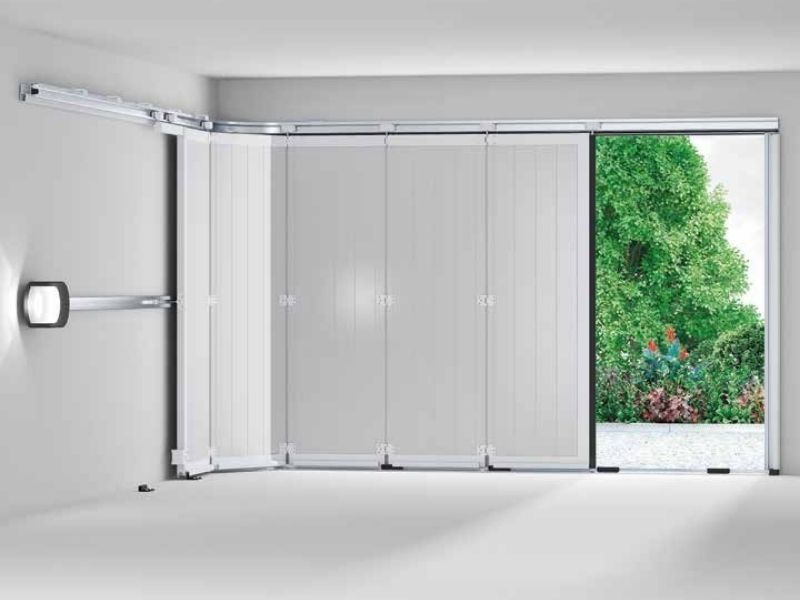 Porte de garage latérale motorisée