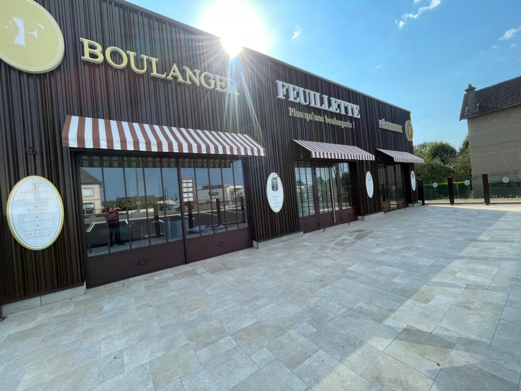 Façade Boulangerie Feuillette Sur-mesure Aluminium AMTB