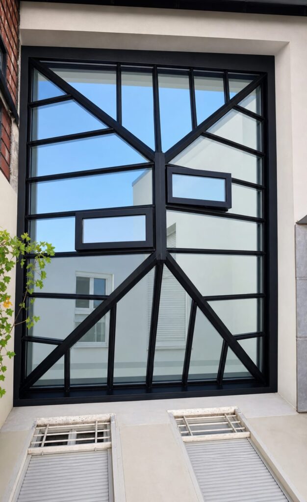 toiture verrière aluminium 92